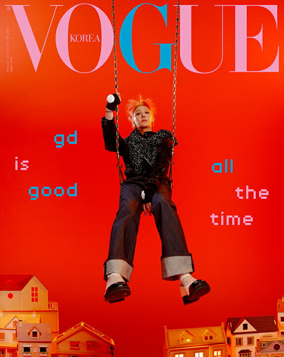 楽天市場】【和訳付】2025年 2月号 VOGUE KOREA G DRAGON GD Gドラゴン 