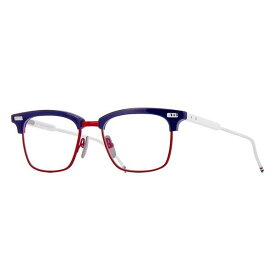 THOMBROWNE トムブラウン 共用 メガネ TB-711-D-NVY-RED-WHT-52