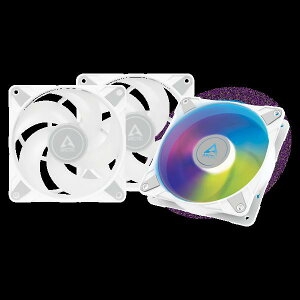 ARCTIC P12 PWM PSTA-RGB VXeN[[ (3PACK) WHITE