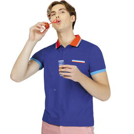 半袖カラーTシャツ T/C ヨコ配色ユニフォーム 団体服 印刷可能