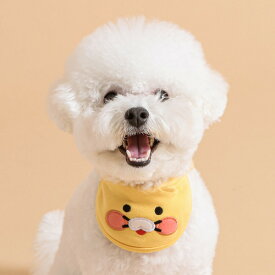 カカオフレンズ 可愛いチュンシク キャラクター 犬 愛犬 ドッグ ビブ メガ スタイ ケープ スカーフ