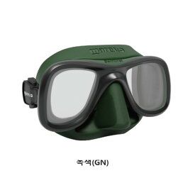 サムライ-X (緑色) / フリーダイビングマスク 輸入正規品