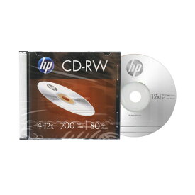HP CD-RW 1枚 PPケース 700MB 10倍速 空CD