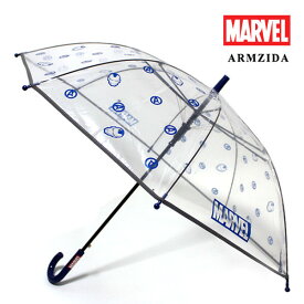 マーブル55 アイアンマンパターンPOE 透明傘 小学生の傘