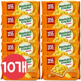 ジェス サンドイッチ クラッカー チーズ味 180gx10個/ ポト/ キドオ/ 米菓子/ チョコパイ/ モンシェル/ チトス