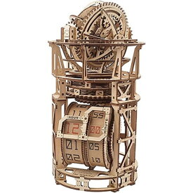 338ピース 木材 立体パズル - ユーギアス トゥルビヨン 卓上時計組み立て 作り 学習教具 子供パズル 幼児用パズル 子供
