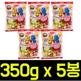 フルーツ味 ロールアンドロール ソフトキャンディー 350gx5袋/透視ポップ/チューパチャップス