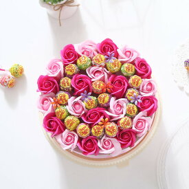 チュパチャップス円形ケーキ(ピンク) バレンタイン ホワイトデー プレゼント