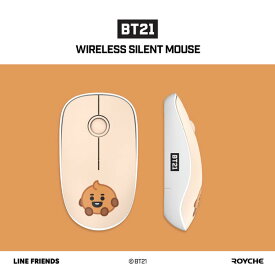 BT21 ベビー ワイヤレス 無騒音 コンピューター ノートパソコン マウス シューキー