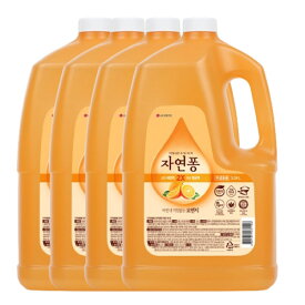 自然フォン 台所洗剤 オレンジ3.1kg 3+1個