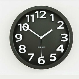 サニーストア シンプルなリビング 部屋 キッチン インテリア 壁掛け時計 ブラック