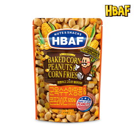 HBAF バフ 群とうもろこしの味 ピーナッツ&コーンフライ 120g