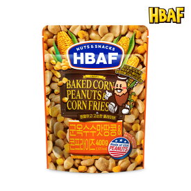 HBAF バフ 群とうもろこしの味 ピーナッツ&コーンフライ 400g