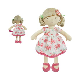 ボニカ少女 ピンクの花 ワンピース 赤ちゃん 愛着 人形 布 おもちゃ