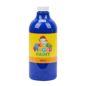 キッズ フィンガーペイント 1000ml バラ / 幼児 絵の具 美術 絵遊び 肌触り 五感 発達 指の絵の具 ママの表美術 ホームスクール