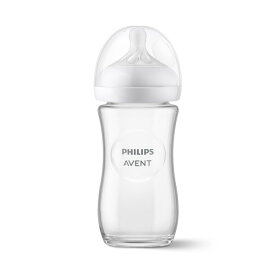 フィリップス アーベント ベビー便利 ガラス哺乳瓶 240ml 1P（1m+おしゃぶり付き） SCY933/01