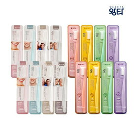 ワンタ歯ブラシ 白先生 ストーンホワイト 歯ブラシ 8本 + ミニ歯ブラシ 8本(計16本)