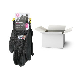 Kt/Coated Gloves/Black/Melange/S