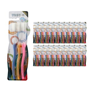 Toothbrush/Transparent/3PX20/Fine Bristle