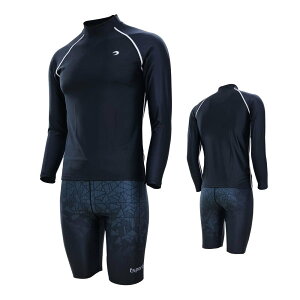 Men s/Indoor Swimsuit/Shorts/Long Sleeve/Rash Guard/Adult/Large/23042+24055
