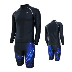 SWIMSUIT FOR MEN/Shorts/Long Sleeve/Rash Guard/Large/23042+24057
