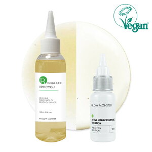 �yGLOWMONSTER�z �O���[�����X�^�[ �A�N�e�B�o �}�f�J�\�T�C�h�\�����[�V�������t30ml + �u���b�R���[�G�L�X���t100ml �v���~�A���r�[�K���F�،��t