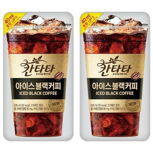 Lotte/Cantata/Ice/ Iced/Black Coffee/230ml/x