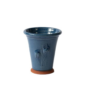 Whichford ウィッチフォード 植木鉢 塗り鉢 グレイズド フリチラリアポット 直径15cmサイズ ブルー