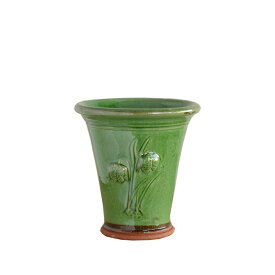 Whichford ウィッチフォード 植木鉢 塗り鉢 グレイズド フリチラリアポット 直径15cmサイズ オリーブ (2023年12月再入荷)