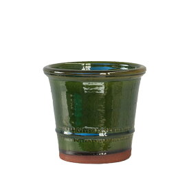 Whichford ウィッチフォード 植木鉢 塗り鉢 グレイズドバクサスポット 直径20cmサイズ モス (2023年12月再入荷)