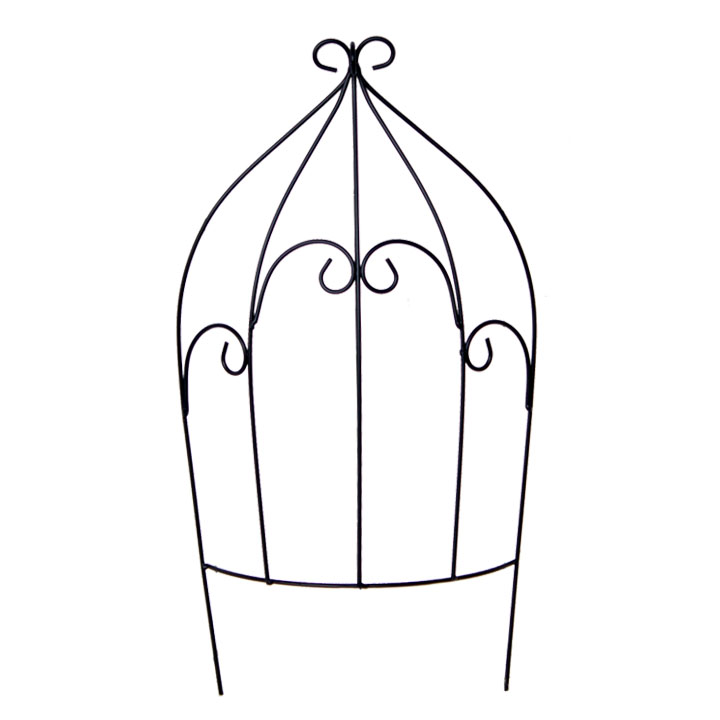 登場 ブラックアイアンの小さなトレリス お庭や花壇 最大87％オフ！ プランターや植木鉢の装飾に ミニトレリス バルーン 黒- -DTYMT17-DB Balloon Trellis Mini