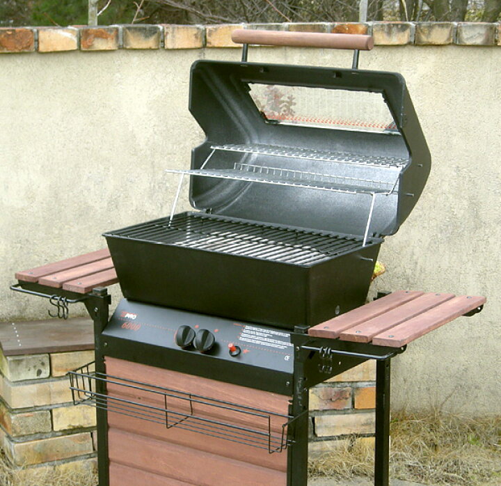楽天市場】カリフォルニアパティオガスが使えるBBQグリル【LPガス 