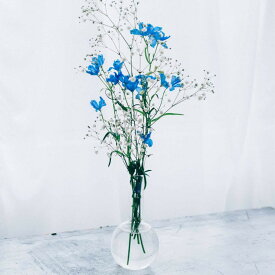 花瓶 フラワーベース 日本製ガラス シンプル 花器 理化学品 HARIO ハリオ 平底フラスコ 1,000mL