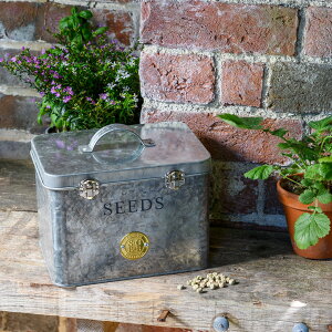| K[fjOp [{bNX  ^ KoiCYh V[h I[KiCU[ Sophie Conran \tBERfUC Galvanized Seed Organiser Burgon&Ball o[S{[