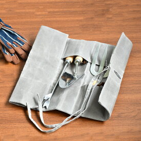 ワックスドキャンバス ロールアップポーチ［esschert design/エッシャーデザイン］ ※在庫限り