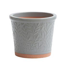 植木鉢 釉薬陶器鉢 塗り鉢 William Morris Ceramics ウィリアムモリス ポット 直径26cmサイズ (2024年4月再入荷)