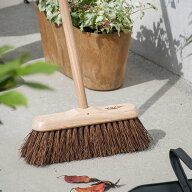 イギリス製 Hillbrush ヒルブラシ ドライ用 ハード ミディアムデッキブラシ YZ711 RHB25C Traditional Li…