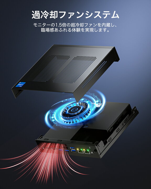 楽天市場】GMKtec M4 ミニpc 【Intel Core i9-11900H 32GB+1TB】8コア 