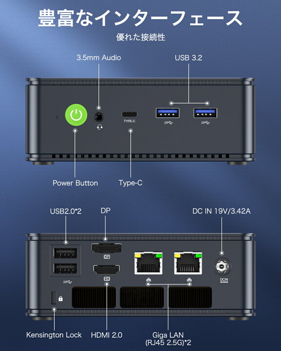 楽天市場】【30%OFFクーポン】GMKtec M5PLUS ミニPC【minipc AMD 