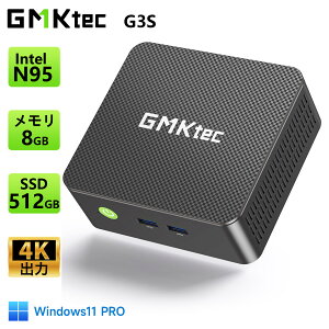 �y�N�[�|����41,099�~�zGMKtec �~�jpc G3S�yIntel N95 DDR4 8GB 512GB SSD�z 4�R�A 4�X���b�h mini pc Windows11 Pro �ő�3.4GHz WIFI5 BT5.0 ���^ M.2 2242 �~�j�p�\�R�� 2��ʏo�� ���É� ���y�� �����\ �݂�pc nucbox �ȃG