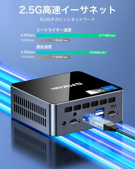 楽天市場】【50%OFFクーポン 在庫僅か】GMKtec M2Pro ミニPC Windows 