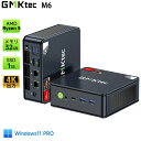 【30%ポイント還元】GMKtec【AMD Ryzen 5 6600H DDR5 32GB 1TB SSD】 (6C/12T 最大4.50GHz) mini pc Windows11 Pro ミニパソコン 4KHD 3画面出力 2.5Gbps LAN WiFi6 BT5.2 Nucbox M6 小型ゲーミングpc ニPC Ryzen みにpc ミニPC 省エネ