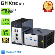 【32+1Tスペッククーポンで94,999円～】GMKtec ミニpc【AMD Ryzen7 7735HS 32GB 1TB PCIe3.0 SSD】LPDDR5…