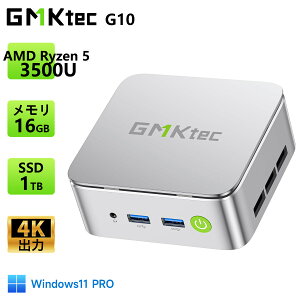 �y�N�[�|����42,734�~~�zGMKtec G10 �~�jPC�yAMD Ryzen 5 3500U DDR4 16GB 512GB/256GB/1T SSD�z4C/8T 3.7GHz 64GB 16T�g�� Windows11 Pro 8K/4K HD 3��ʏo�� LAN *2 WiFi5 Bluetooth5.0 Nucbox �݂�pc Ryzen 5 N95/N97/N100/4300U/N150��荂���\ 