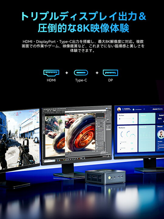 楽天市場】【期間限定60,000円】GMKtec M5 Ultra ミニPC AMD Ryzen 7 