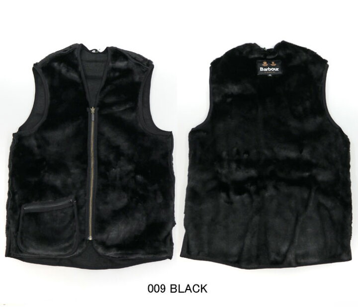 楽天市場】MLI0004 BARBOUR FRONT ZIP FUR LINER VEST (REGULAR FIT  