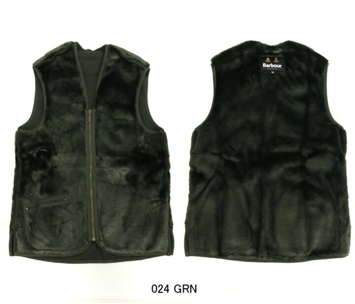 楽天市場】MLI0004 BARBOUR FRONT ZIP FUR LINER VEST (REGULAR FIT 