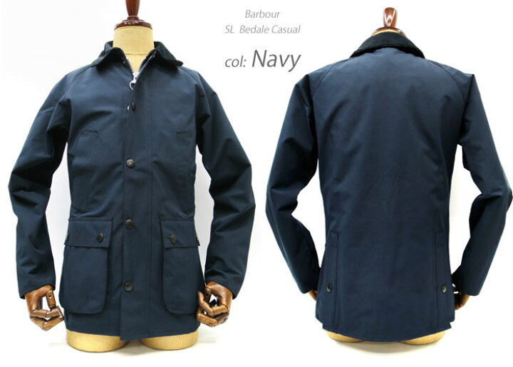 楽天市場】MCA0784 BARBOUR BEDALE SL 2LAYER ビデイル SL ツー  