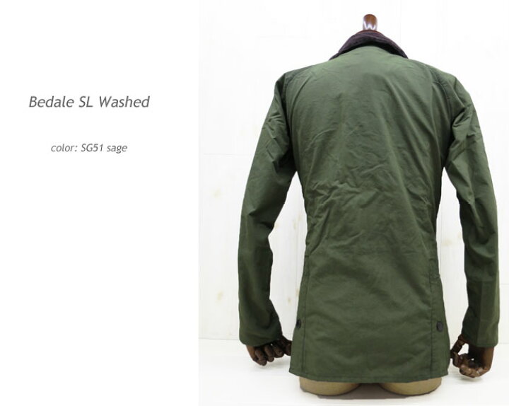 楽天市場】【MWX1015】 BARBOUR ( バブアー )BEDALE SL WASHED 