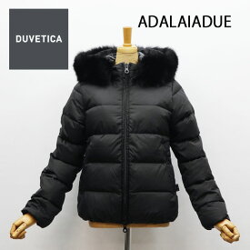 【SALE】【国内正規商品】 DUVETICA ADALAIADUE レディース デュベティカ アダラ アダライアドゥエadalaiadue 999 BLACK FK フォックスファーブラック　38サイズのみ ノークレームノーリターン品